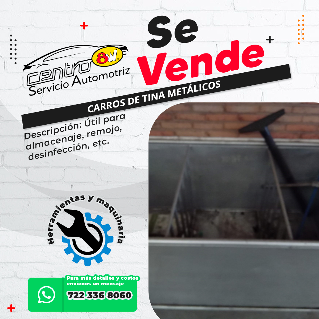 Carros-de-tina-metálicos​-